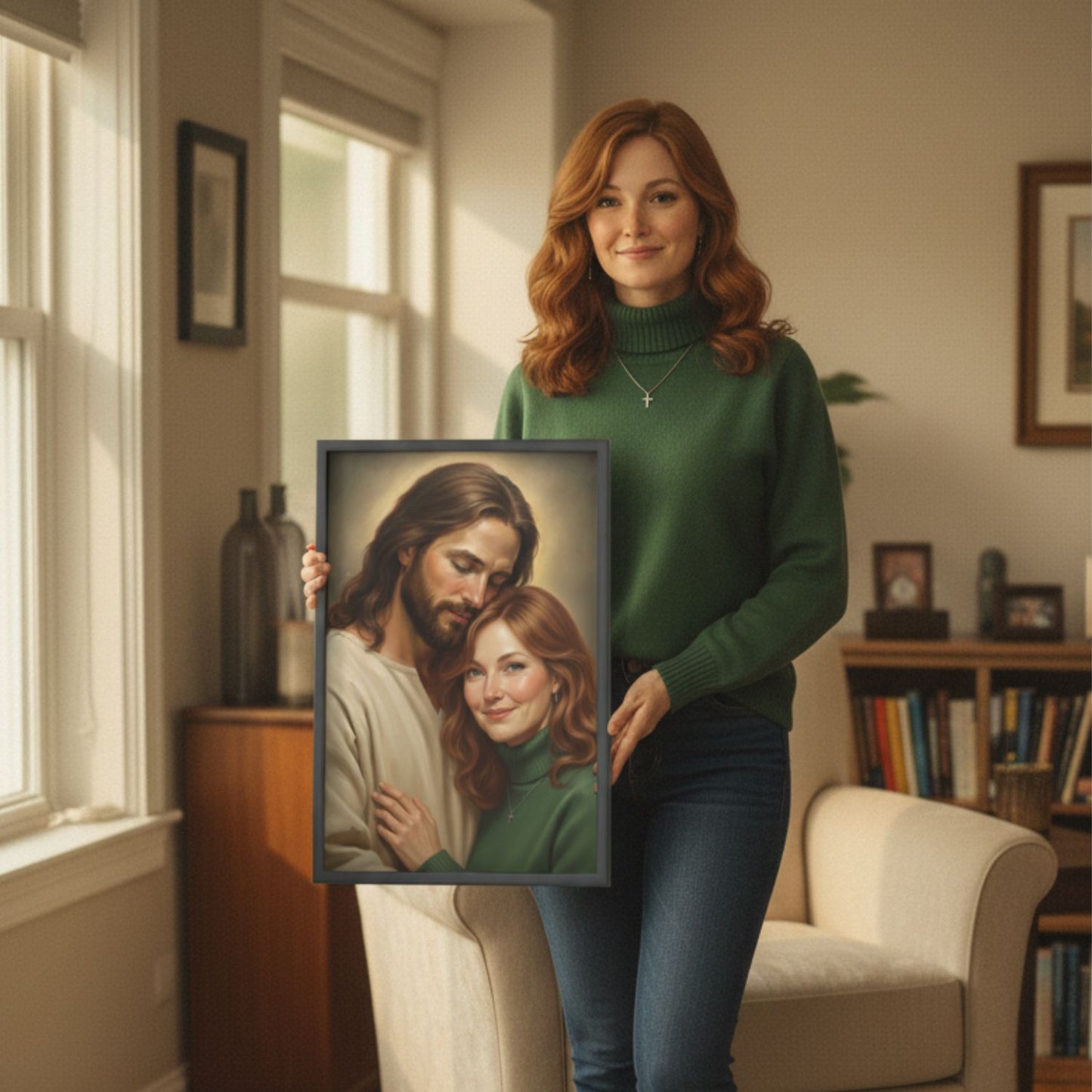 Never Alone: Your personalized Portrait with Jesus