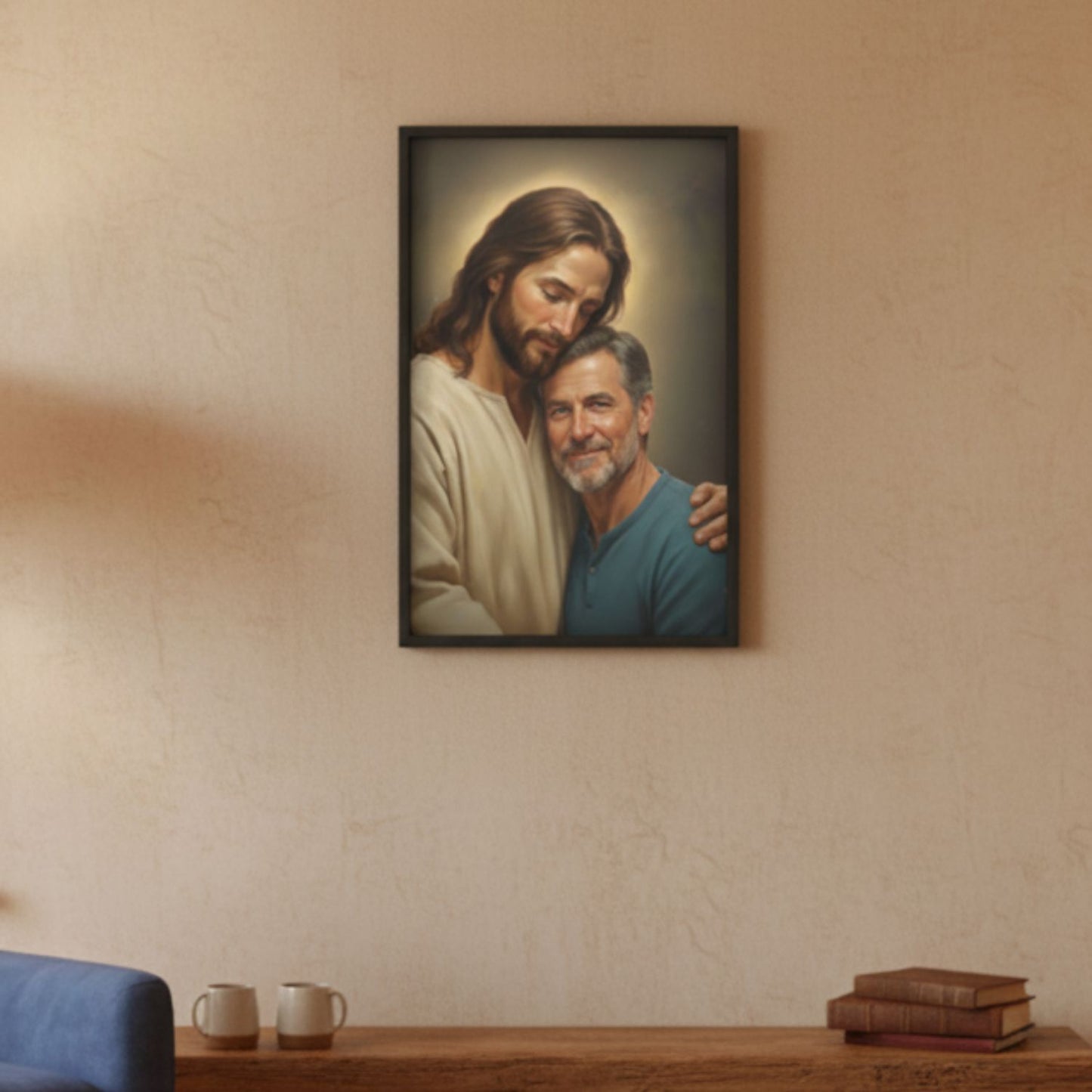 Never Alone: Your personalized Portrait with Jesus